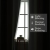 image:imageEstelar Textiler Brown and Greyish White Gradient Blackout Curtains for Bedroom Thermal Insulated Ombre Blackout Drapes Full Room Darkening Energy Saving Curtains for Living Room52Wx84L2 Panels