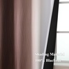 image:imageEstelar Textiler Brown and Greyish White Gradient Blackout Curtains for Bedroom Thermal Insulated Ombre Blackout Drapes Full Room Darkening Energy Saving Curtains for Living Room52Wx84L2 Panels
