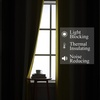 image:imageEstelar Textiler Brown and Yellow Blackout Curtains for Bedroom Thermal Insulated Ombre Drapes 84 Inches Long Full Room Darkening Energy Saving Curtains for Living Room 52Wx84L 2 Panels