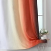 image:imageEstelar Textiler Burnt Orange and Greyish White Ombre Blackout Curtains 84 Inch Long for Living Room Energy Saving Thermal Insulated Room Darkening Grommet Window Drapes for Bedroom52Wx84L2 Panels
