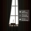 image:imageEstelar Textiler Burnt Orange and Greyish White Ombre Blackout Curtains 84 Inch Long for Living Room Energy Saving Thermal Insulated Room Darkening Grommet Window Drapes for Bedroom52Wx84L2 Panels