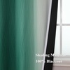 image:imageEstelar Textiler Green and Greyish White Blackout Curtains for Bedroom Thermal Insulated Ombre Drapes 84 Inches Long Full Room Darkening Energy Saving Curtains for Living Room52Wx84L2 Panels