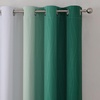 image:imageEstelar Textiler Green and Greyish White Blackout Curtains for Bedroom Thermal Insulated Ombre Drapes 84 Inches Long Full Room Darkening Energy Saving Curtains for Living Room52Wx84L2 Panels