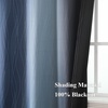image:imageEstelar Textiler Navy Blue and Black Ombre Blackout Curtains 84 Inches Long 2 Panels Thermal Insulated Gradient Drapes for Bedroom Full Room Darkening Energy Saving Curtains for Living Room52Wx84L