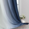 image:imageEstelar Textiler Navy Blue and Sage Green Ombre Blackout Curtains 84 Inch Length 2 Panels SetThermal Insulated Gradient Drapes for BedroomFull Room Darkening Grommet Curtains for Living Room52Wx84L