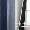image:imageEstelar Textiler Navy Blue and Sage Green Ombre Blackout Curtains 84 Inch Length 2 Panels SetThermal Insulated Gradient Drapes for BedroomFull Room Darkening Grommet Curtains for Living Room52Wx84L