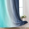 image:imageEstelar Textiler Navy Blue and Teal Gradient Blackout Curtains for Bedroom Thermal Insulated Ombre Blackout Drapes Full Room Darkening Energy Saving Curtains for Living Room52Wx84L2 Panels