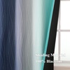 image:imageEstelar Textiler Navy Blue and Teal Gradient Blackout Curtains for Bedroom Thermal Insulated Ombre Blackout Drapes Full Room Darkening Energy Saving Curtains for Living Room52Wx84L2 Panels