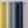 image:imageEstelar Textiler Navy Blue and Yellow Gradient Blackout Curtains for Bedroom Thermal Insulated Ombre Blackout Drapes Full Room Darkening Energy Saving Curtains for Living Room52Wx84L2 Panels