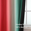 image:imageEstelar Textiler Red and Green Christmas Blackout Curtains for Bedroom Thermal Insulated Ombre Drapes 84 Inches Long Full Room Darkening Energy Saving Curtains for Living Room52Wx84L2 Panels