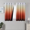 image:imageEstelar Textiler Beige and Greyish White Ombre Blackout Curtains for Living Room 84 Inch Long Gradient Room Darkening Thermal Insulated Grommet Window Drapes for Bedroom 52Wx84L 2 PanelsBurnt Orange and Greyish White