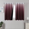 image:imageEstelar Textiler Beige and Greyish White Ombre Blackout Curtains for Living Room 84 Inch Long Gradient Room Darkening Thermal Insulated Grommet Window Drapes for Bedroom 52Wx84L 2 PanelsBurgundy Red and Greyish White
